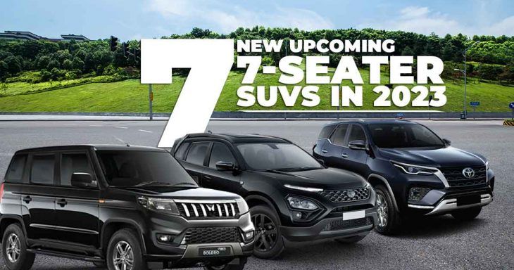 7 New Upcoming 7 Seater SUVs In 2023 730x384 